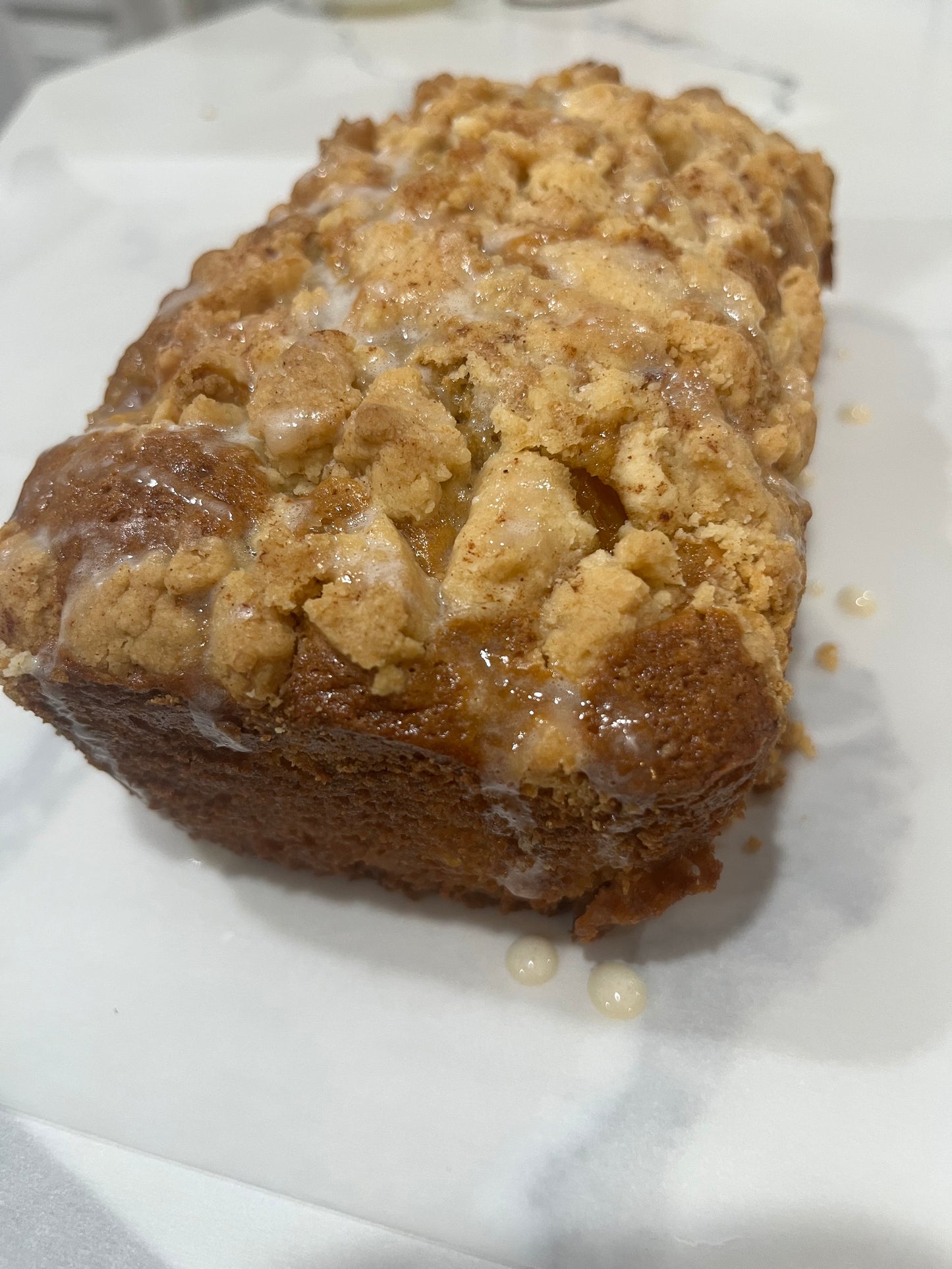 Peach Cobbler Pound Cake